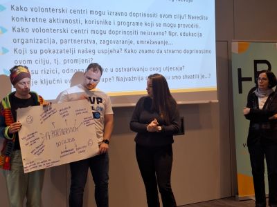 Sudjelovanje na stručnom skupu volonterskih centara u Selcu Sudjelovanje na stručnom skupu volonterskih centara u Selcu