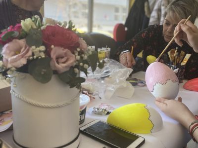 Održana dvodnevna radionica farbanja jaja povodom Uskrsa Održana dvodnevna radionica farbanja jaja povodom Uskrsa