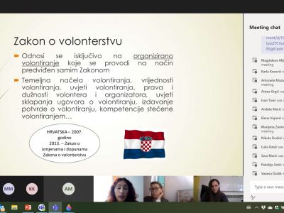 Održana opća edukacija o volontiranju pod nazivom Održana opća edukacija o volontiranju pod nazivom