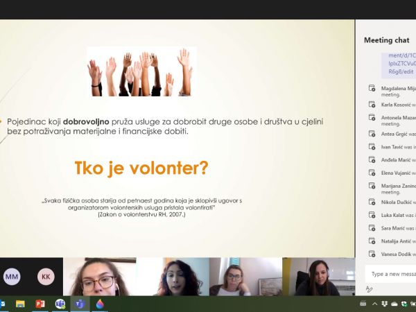 Održana opća edukacija o volontiranju pod nazivom
